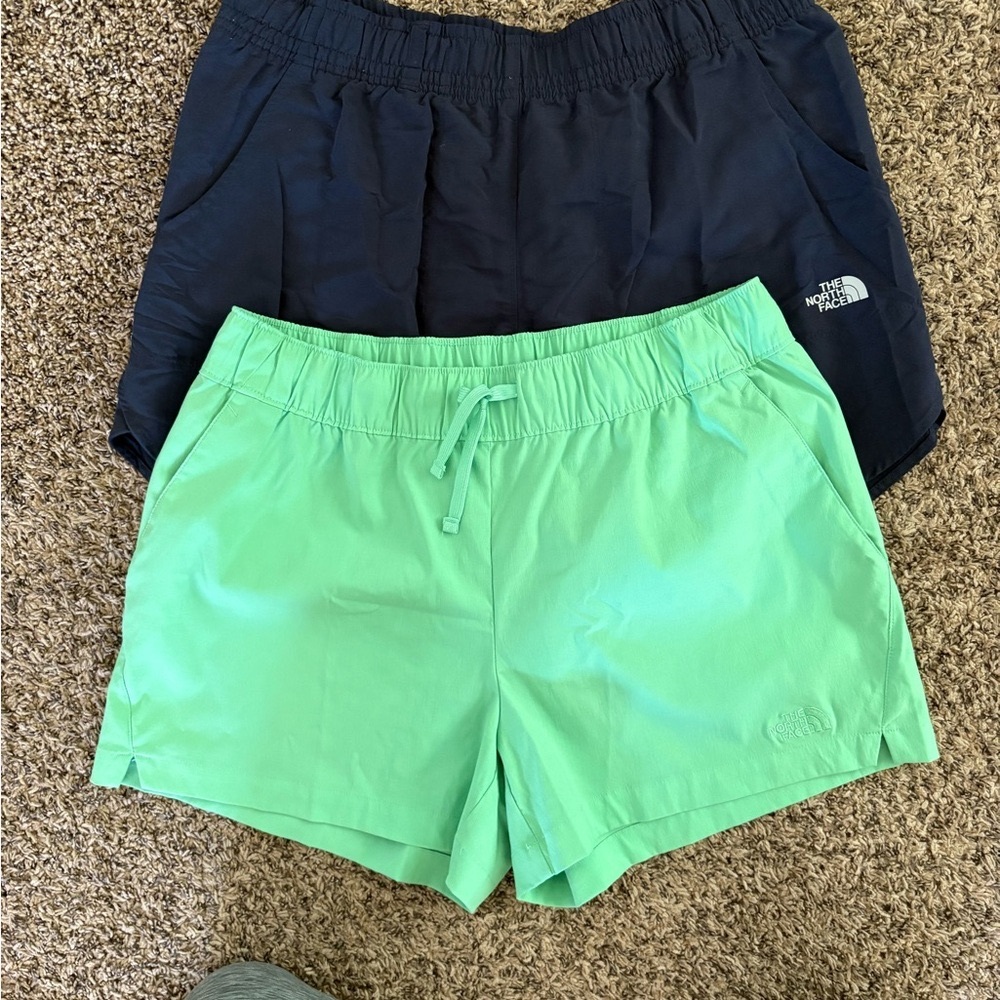 Womens North face shorts 2 pair